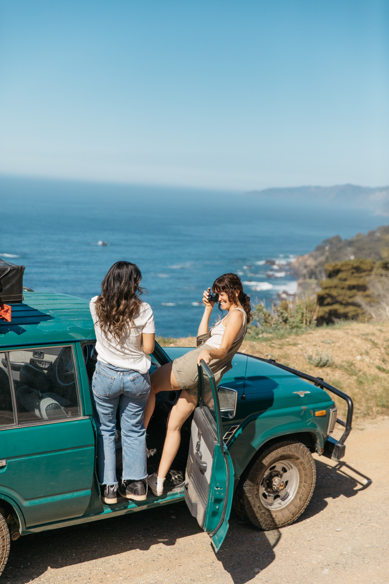 Commercial lifestyle photographer Jenavieve Bel Air's test shoot of a road trip along the coast of Big Sur, California.