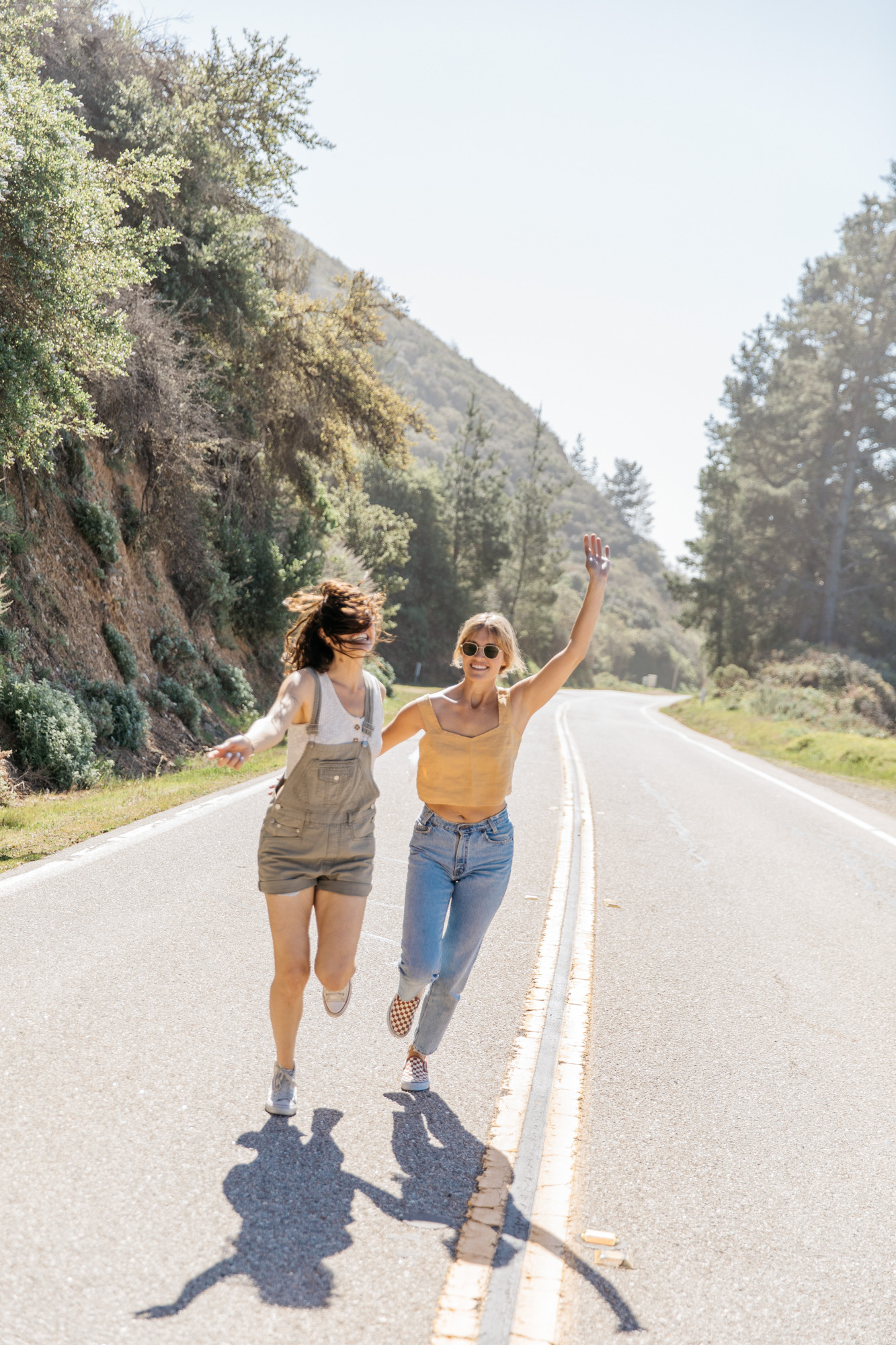 Commercial lifestyle photographer Jenavieve Bel Air's test shoot of a road trip along the coast of Big Sur, California.