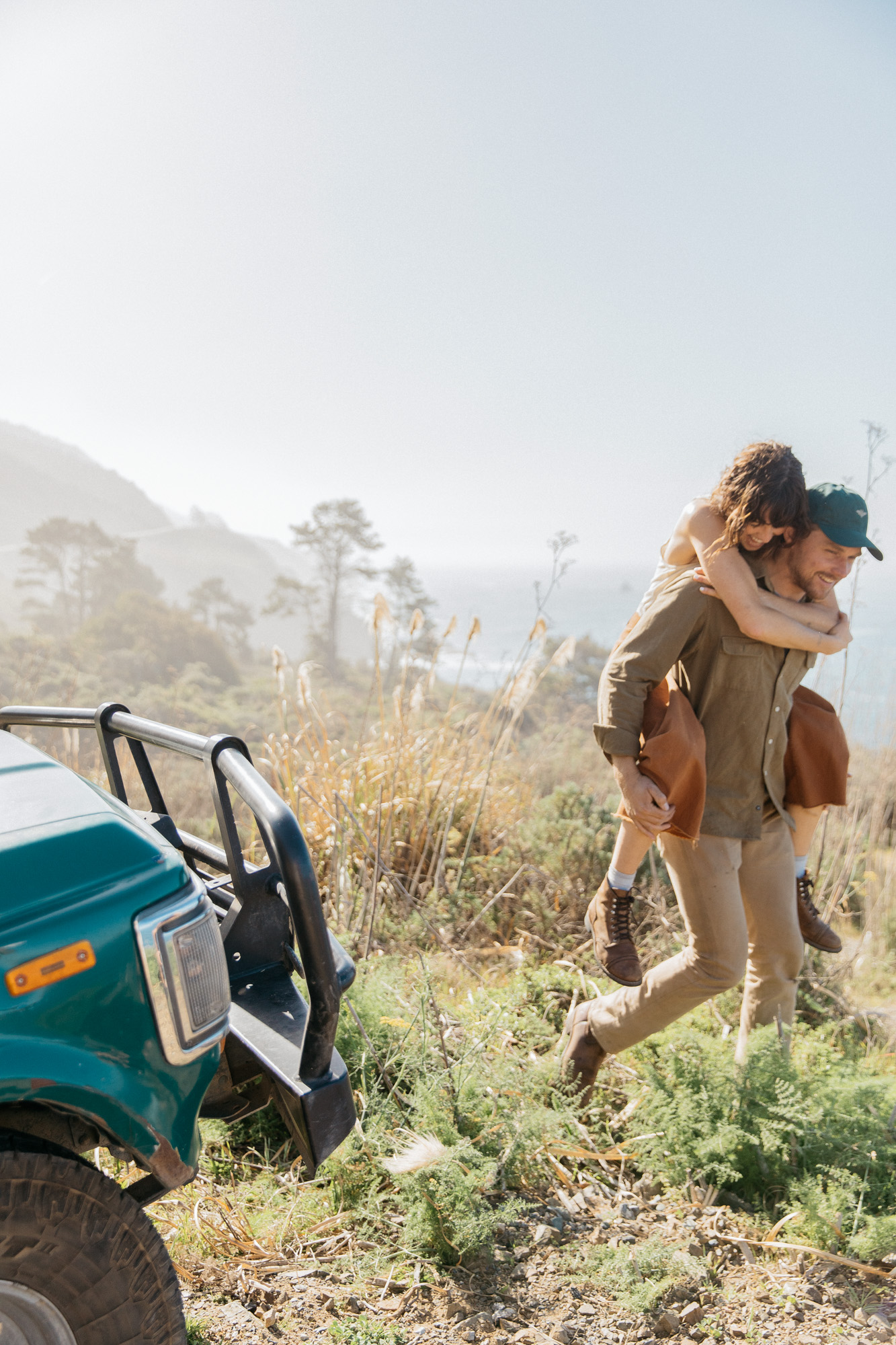 Commercial lifestyle photographer Jenavieve Bel Air's test shoot of a road trip along the coast of Big Sur, California.
