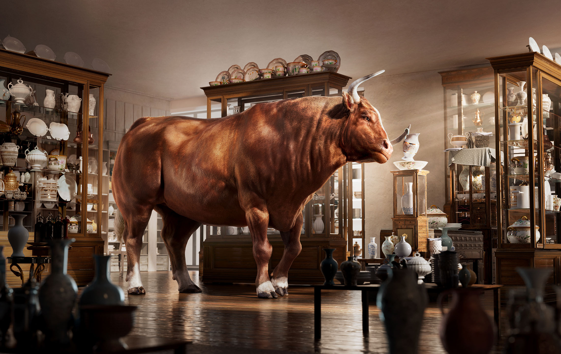 SternRep | Bull In A China Shop Electric Art Cgi