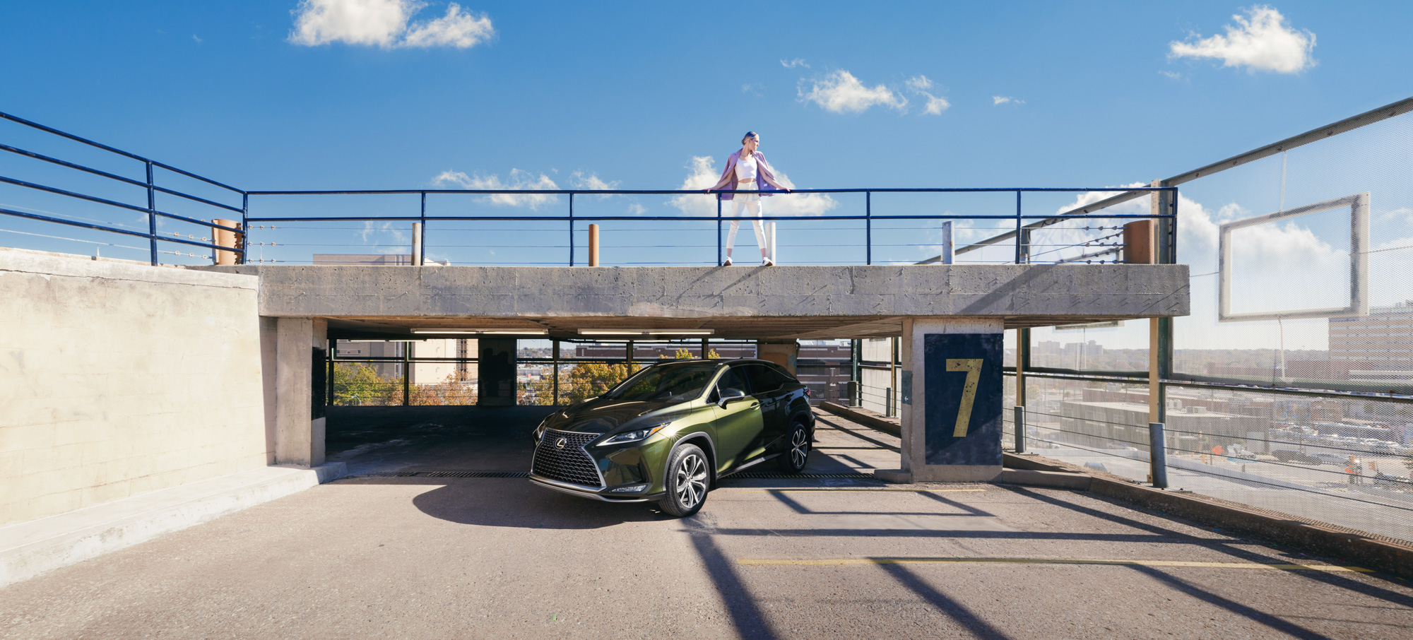 lexus rx car photography commercial editorial caleb kuhl director building advertising lifestyle panorama garage