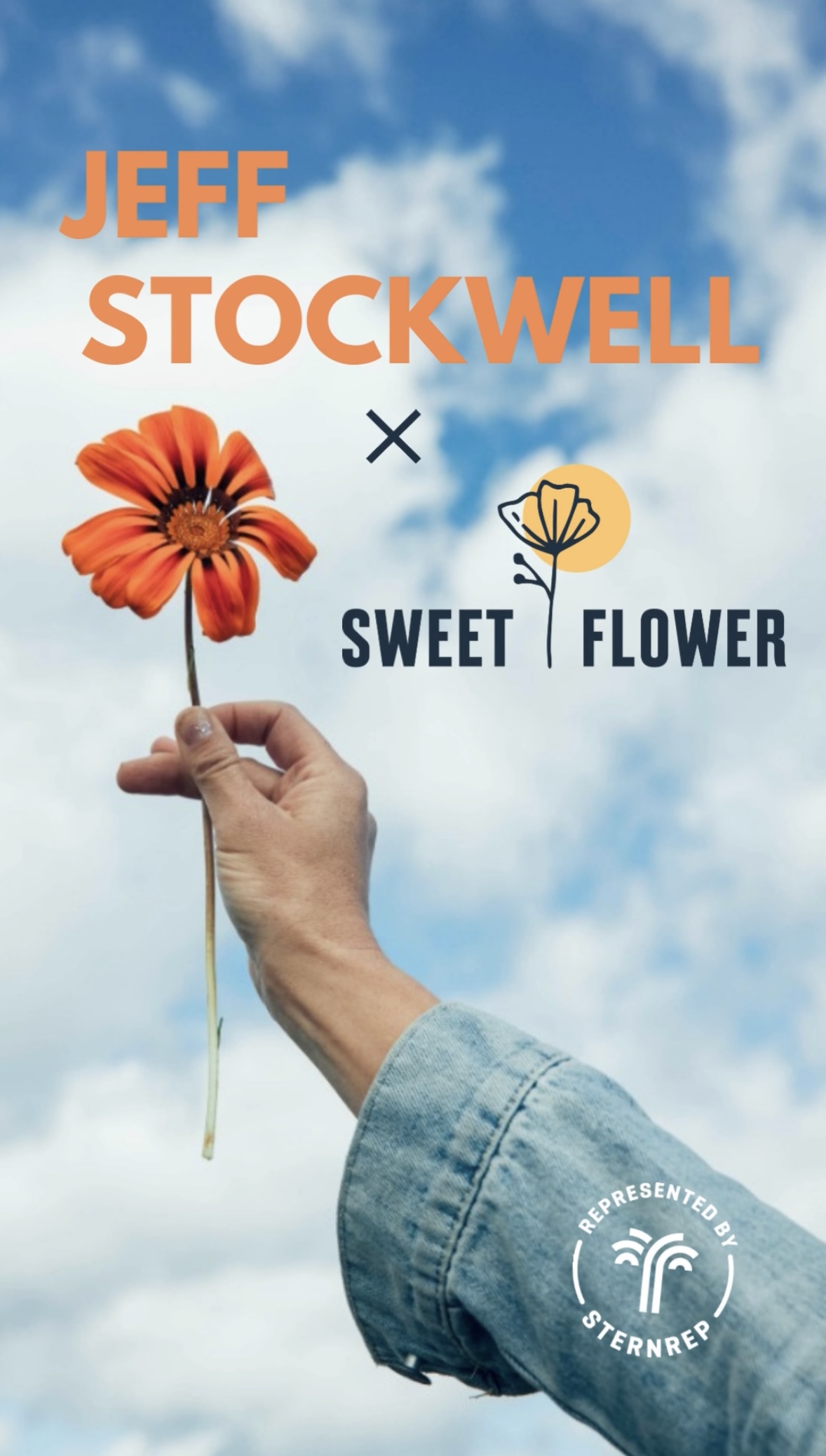 Hand with flower shot by Los Angeles lifestyle photographer Jeff Stockwell for Sweetflower
